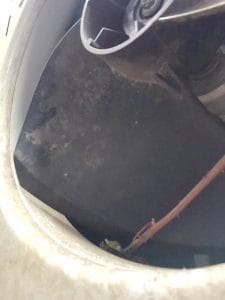 Bramble around fan blade